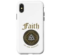 Christian Faith Can Move Mountains Celtic Knot Symbol Case for iPhone X/XS