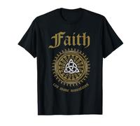 Christian Faith Can Move Mountains Celtic Knot Symbol T-Shirt