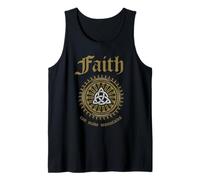 Christian Faith Can Move Mountains Celtic Knot Symbol Tank Top