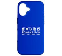 Christian Faith Cool Design Gift "SAVED" Case for iPhone 16