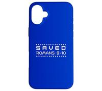 Christian Faith Cool Design Gift "SAVED" Case for iPhone 16 Plus