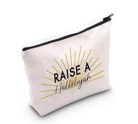 Christian Faith Cosmetic Bag Religious Inspirational Gifts Raise A Hallelujah Makeup Bag Worship Gifts for Women