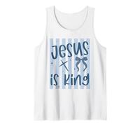 Christian Faith Cross Bow Stars Divine Reign Tank Top
