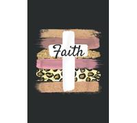 Christian Faith Cross Leopard Cheetah Ombre Print Jesus Graphic: Faith Journal & Prayer Journal Notebook, Devotional & Guided Prayer Journal Paperback 6" x 9", 120 Pages