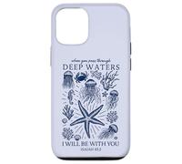 Christian Faith Deep Ocean Waters Isaiah 43 2 Scripture Case for iPhone 12/12 Pro