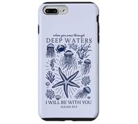 Christian Faith Deep Ocean Waters Isaiah 43 2 Scripture Case for iPhone 7 Plus/8 Plus