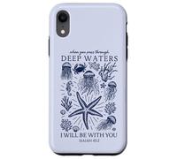 Christian Faith Deep Ocean Waters Isaiah 43 2 Scripture Case for iPhone XR