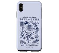 Christian Faith Deep Ocean Waters Isaiah 43 2 Scripture Case for iPhone XS Max