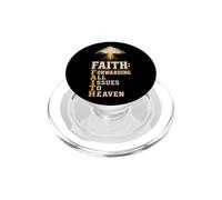 Christian Faith Forwarding All Issues To Heaven Gift PopSockets PopGrip for MagSafe