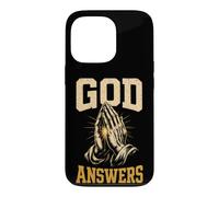 Christian Faith God Answers Prayer Religious Gift Case for iPhone 13 Pro