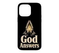 Christian Faith God Answers Prayer Religious Gift Case for iPhone 14 Pro Max