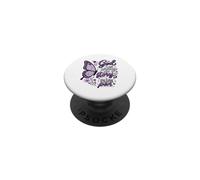 Christian Faith God Is Still Writing Your Story Butterfly PopSockets Adhesive PopGrip