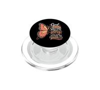 Christian Faith God Is Still Writing Your Story Butterfly PopSockets PopGrip for MagSafe