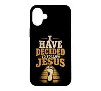 Christian Faith I Have Decided To Follow Jesus Gift Case for iPhone 16 Plus