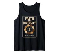 Christian Faith in Diversity Revelation 7:9 Religious Gift Tank Top