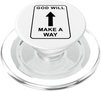 Christian Faith Inspirational Reminder - God Will Make a Way PopSockets PopGrip for MagSafe