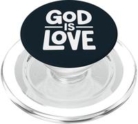 Christian Faith Inspiring Saying - God Is Love PopSockets PopGrip for MagSafe