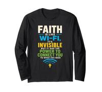Christian Faith is Like WiFi Connection Gift Long Sleeve T-Shirt