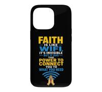 Christian Faith Is Like WiFi Invisible Yet Powerful Gift Case for iPhone 13 Pro