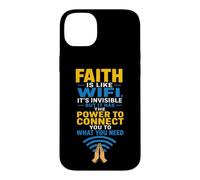 Christian Faith Is Like WiFi Invisible Yet Powerful Gift Case for iPhone 14 Plus