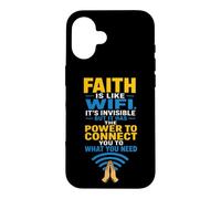 Christian Faith Is Like WiFi Invisible Yet Powerful Gift Case for iPhone 16