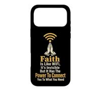 Christian Faith Is Like WiFi Invisible Yet Powerful Gift Case for iPhone 17 Pro Max
