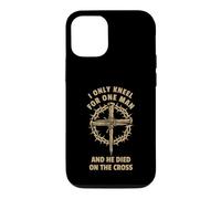 Christian Faith Jesus Cross Kneel Only One Man Design Case for iPhone 12/12 Pro