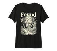 Christian Faith Jesus Found Sheep Psalm 23 Vintage Premium T-Shirt