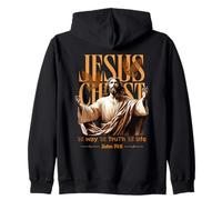 Christian Faith Jesus John 14:6 Bible The Way Truth Life Zip Hoodie