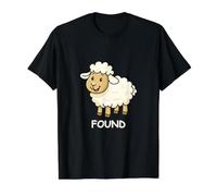 Christian Faith - Lost Sheep, Now Found Logo Value Graphic T-Shirt, Men, Black, L