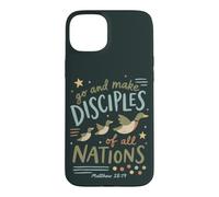 Christian Faith Matthew 28 19 Go Make Disciples Case for iPhone 15 Plus