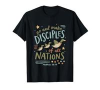 Christian Faith Matthew 28 19 Go Make Disciples Value Graphic T-Shirt