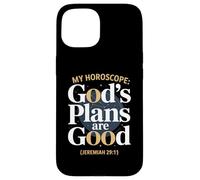 Christian Faith My Horoscope God's Plans Case for iPhone 15