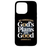 Christian Faith My Horoscope God's Plans Case for iPhone 15 Pro Max