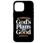 Christian Faith My Horoscope God's Plans Case for iPhone 16 Pro Max