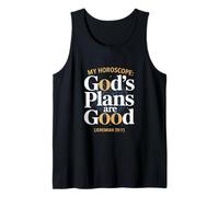 Christian Faith My Horoscope God's Plans Tank Top