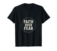 Christian Faith Over Fear Bible Verse Courage T-Shirt
