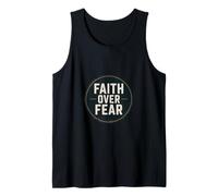 Christian Faith Over Fear Bible Verse Courage Tank Top