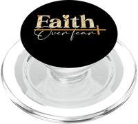 Christian Faith Over Fear Jesus God Wild Flowers Womens Girl PopSockets PopGrip for MagSafe