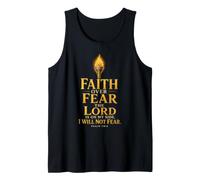 Christian Faith Over Fear The Lord is On My Side Psalm 118:6 Tank Top