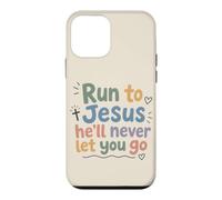 Christian Faith Run to Jesus He Will Never Let You Go Case for iPhone 12 mini
