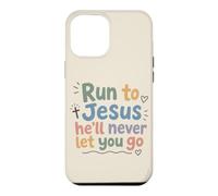 Christian Faith Run to Jesus He Will Never Let You Go Case for iPhone 12 Pro Max