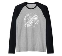 Christian Faith Salvation From Sole To Soul Jesus Raglan Baseball Tee