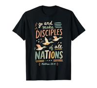 Christian Faith Scripture Mission Verse Duck Value Graphic T-Shirt