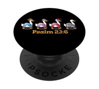 Christian Faith Surely Goodness Mercy Psalm 23 6 Funny Goose PopSockets Adhesive PopGrip