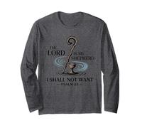 Christian Faith T-Shirt The Lord is My Shepherd Psalm 23 Long Sleeve T-Shirt