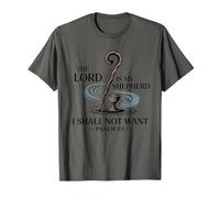 Christian Faith T-Shirt The Lord is My Shepherd Psalm 23 T-Shirt