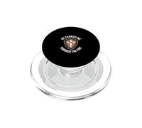 Christian Faith Through The Fire Cross Shield PopSockets PopGrip for MagSafe
