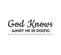 Christian Faith Typography Engraving Decals 28x80.7cm Easy Installation Black