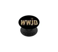 Christian Faith WWJD What Would Jesus Do Gift PopSockets Adhesive PopGrip